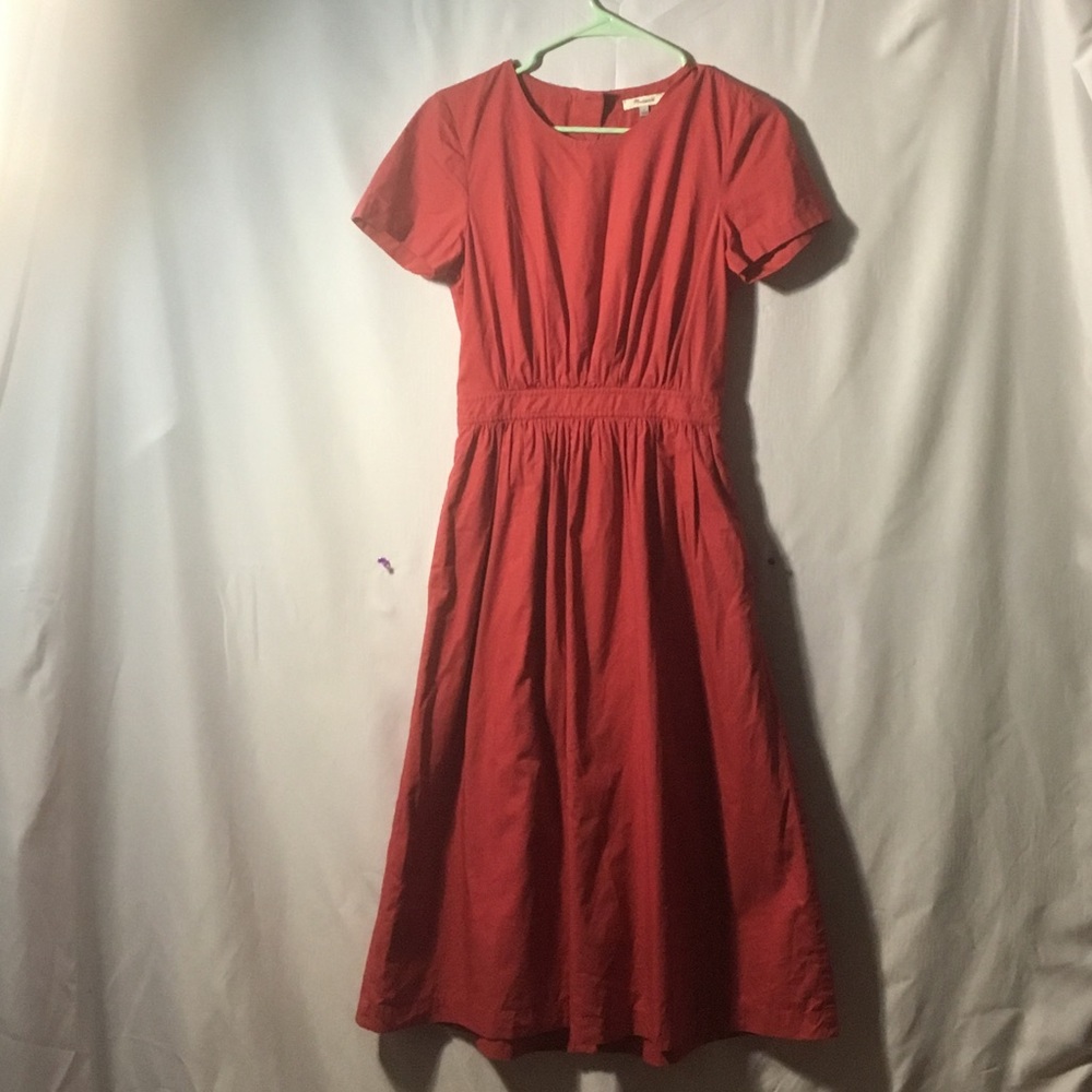 Madewell open-back midi dress - Picture 3 of 8